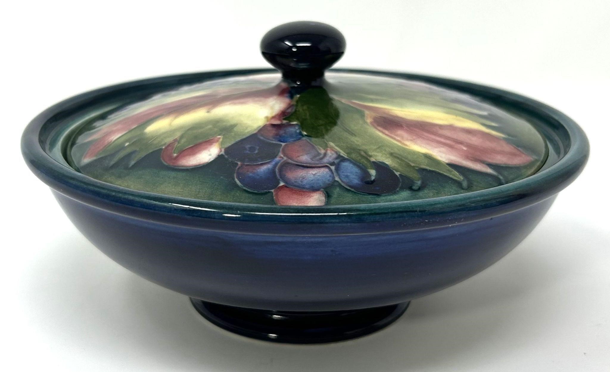 Moorcroft Covered Candy Dish