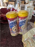 Sevin Dust two containers New