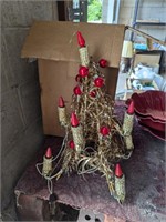 Mirostar Candle Christmas Tree Vintage AWSOME!