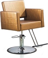 TrumpStar Salon Chair with Hydraulic System, Gold