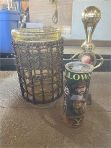 Yellow jar, trophy, cup