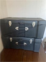 Two large size , trunk look storage containers