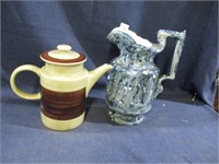 teapot and pitcher