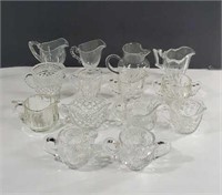 Glass/Lead Crystal Creamers Collection