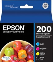 Epson - 200 4-Pack Ink Cartridges - Multi-colour