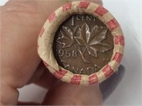 Roll Of 1958 Pennies