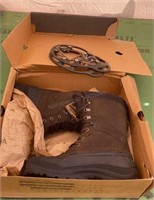 New Kamik Size 11 Boots w/ Shoe Chains