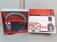 Koss pro/4aa stereophoes new in box