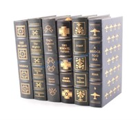 WWII Leather Bound Book Collection