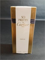 New SO PRETTY by CARTIER First Issue Parfum  .25oz