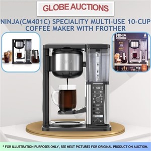 NINJA 10-CUP COFFEE MAKER W/ FROTHER(MSP:$199)