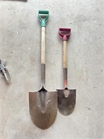 (2) shovels
