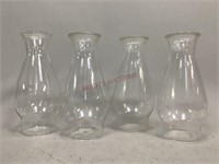 Clear Glass Oil Lamp Chimneys