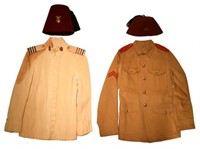 2 Philippines Constabulary Uniforms & Fez Hats