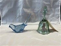 Fenton Bird & Hand Painted Bell