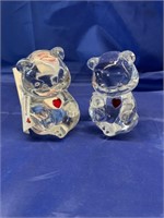 2 Fenton Birthstone Bears