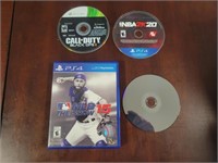THREE PS4 VIDEO GAMES