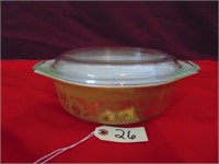 Pyrex Early American 1 1/2 Qu Covered Casserole