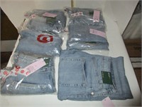6 New Womens Sz 0 Jeans