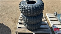 3 ATV Tires 25x12.00-9