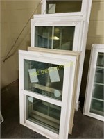 Lot of 5 Various size and style windows