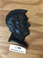 1954 Cast Iron Abraham Lincoln Head