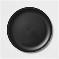 BLACK Plastic Cereal Plate Polypro - Room...