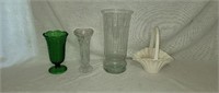4 Decorative Vases