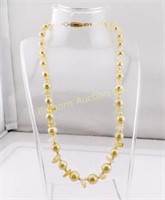 Freshwater Pearl & Quartz 17" Necklace