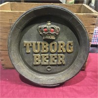 Tuborg Beer Stryfoam Keg End