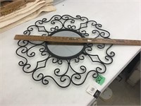 iron mirror decor