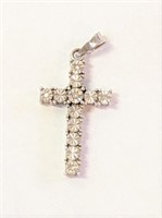 .925 Silver  Cross Pendant   C