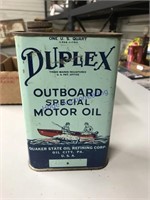 DUPLEX OUTBOARD MOTOR OIL QUART CAN