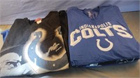 Indianapolis Colts 2XL and 3 XL short sleeve