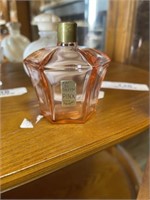 Vintage Pink Glass Raymond Perfume Bottle