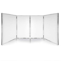 Pyle DJ Booth Foldable Cover Screen - Portable