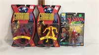 1995 X-men generation X figures.  All 3 are new