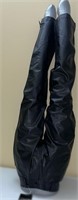 NWT Faux Black Leather Pants Womens Size 5