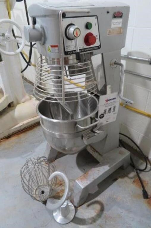 2017 Omcan SP300A 30-Quart Mixer w/ Guard, Bowl, &