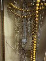 Costume Jewelry - Side of Jewelry Armoire