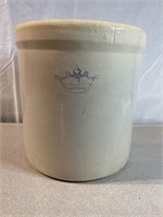 Blue crown 3 gallons stoneware crock