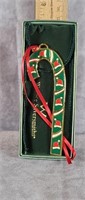 WALLACE SILVERSMITHS 2009 GOLD-PLATED CANDY CANE