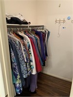 Women's Clothes in Closet