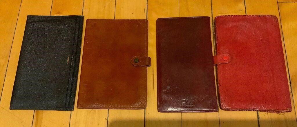 Vintage Leather Travel Wallets