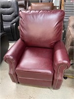 New Real Leather Push Back recliner