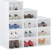 12 Pack Shoe Organizer Containers