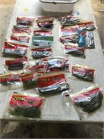 20 packages fishing worms baits