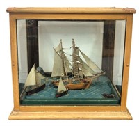 Antique Model Sailing Ship