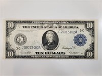 1914 $10 Reserve Note FR-923 Philadelphia