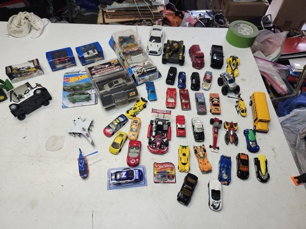 Collection of Hot Wheels, Match Box, Ertle and